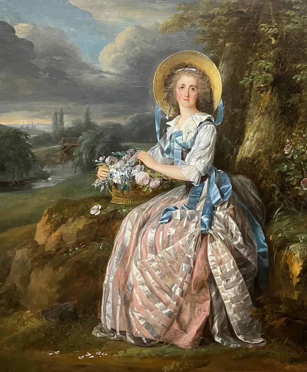 Young Woman in a Landscape